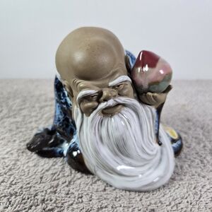 Vintage Chinese Shiwan Mudman " God Of Longevity"
